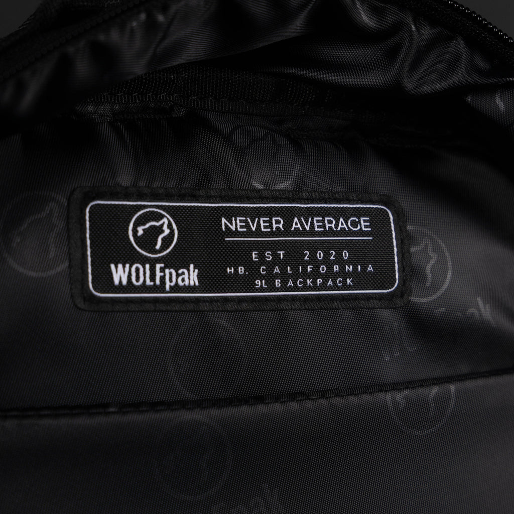 9L Backpack Mini Black Leopard