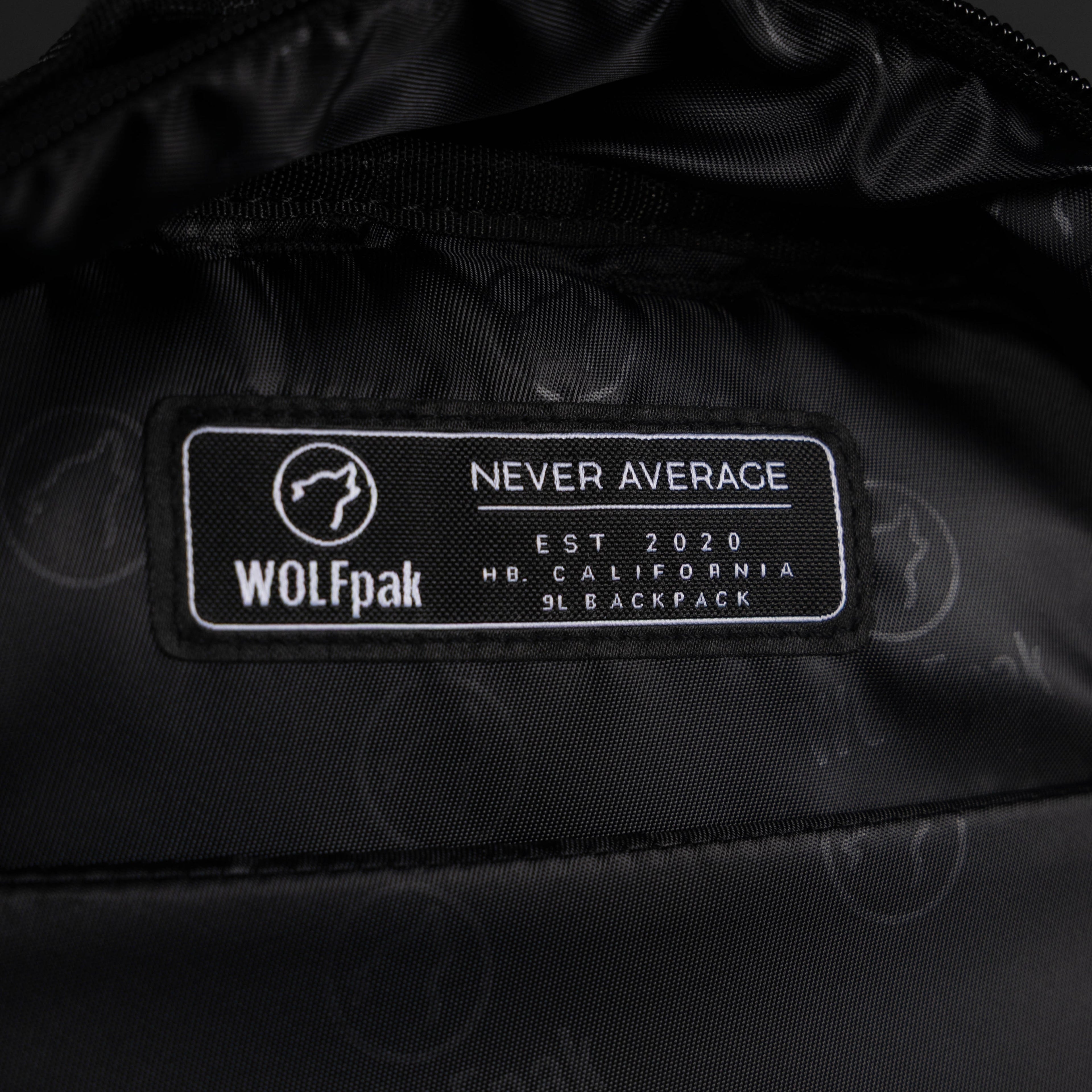 9L Backpack Mini Black Leopard