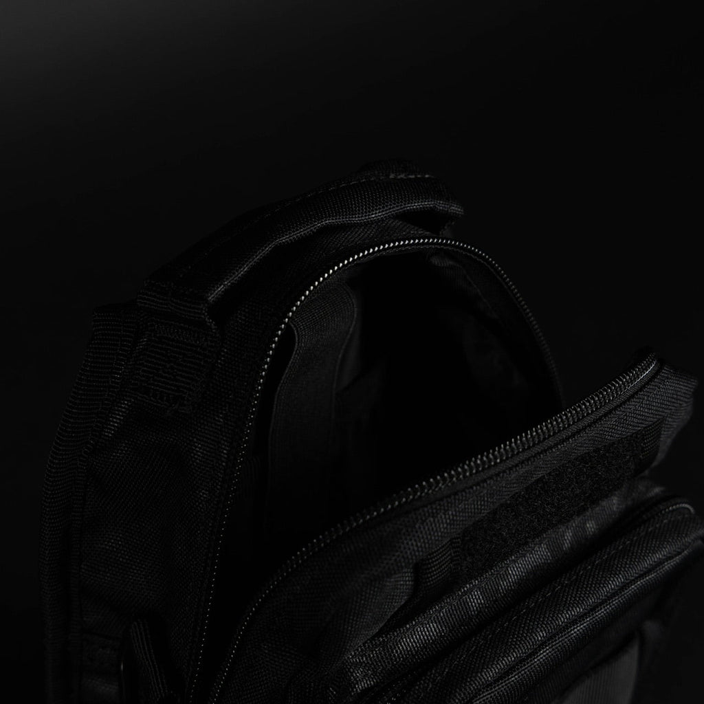 9L Tactical Sling Bag Black Leopard