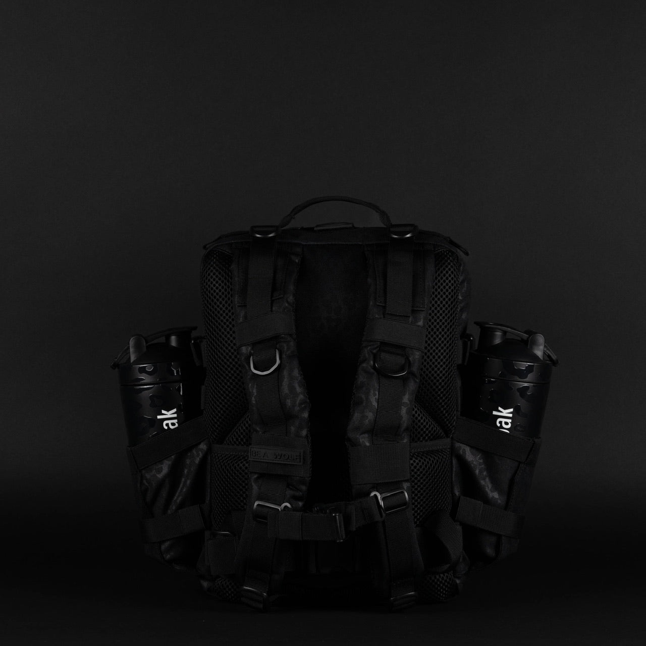 25L Backpack Black Leopard