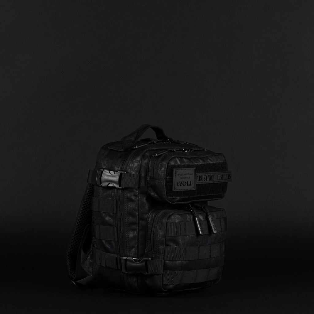 9L Backpack Mini Black Leopard