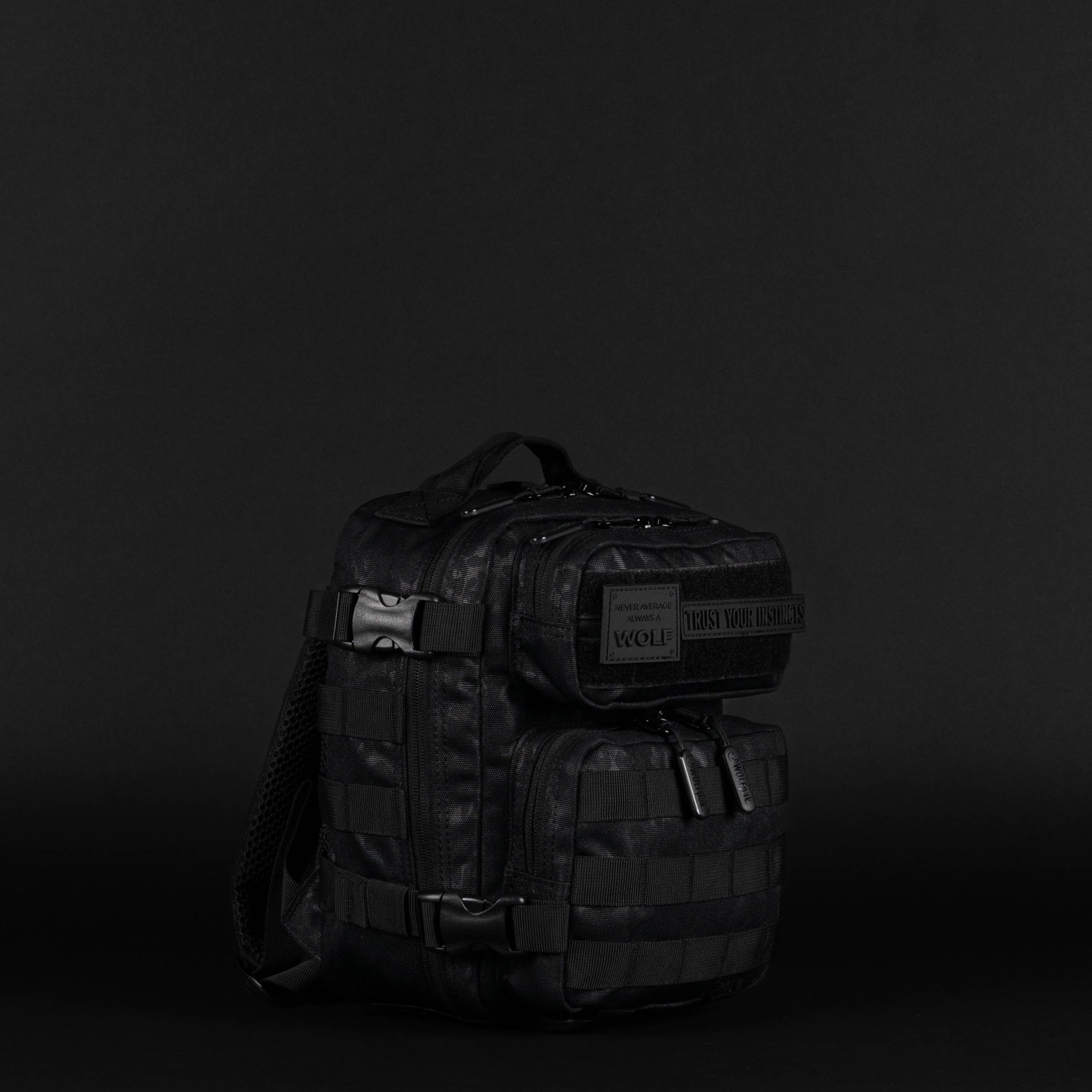 9L Backpack Mini Black Leopard