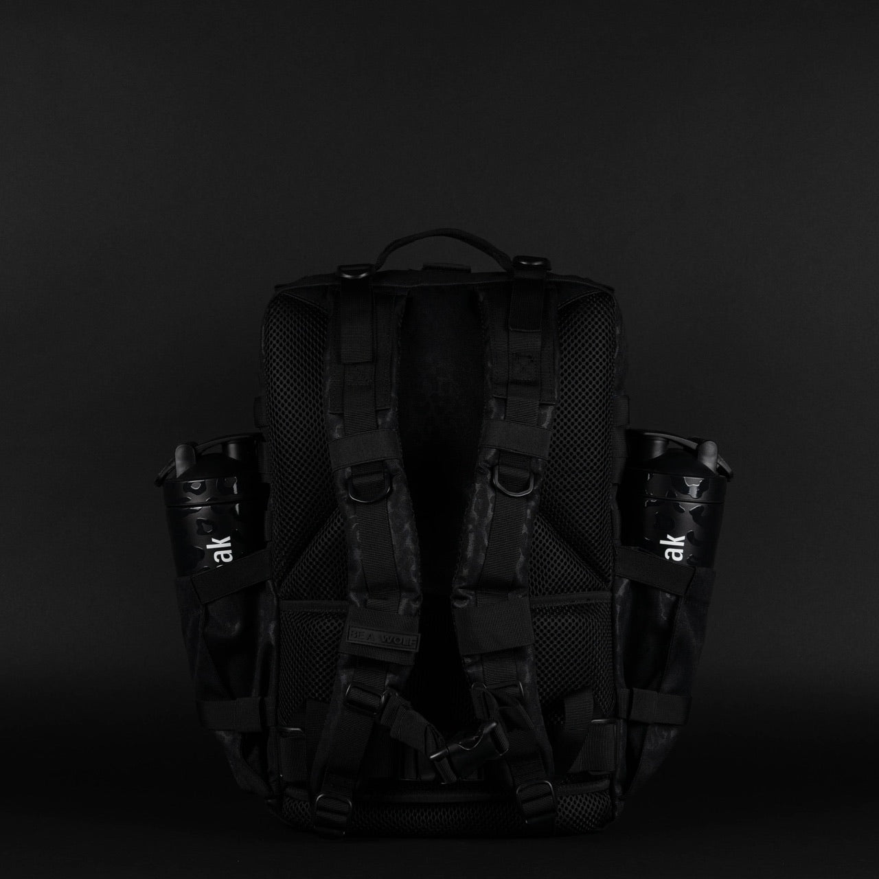 45L Backpack Black Leopard