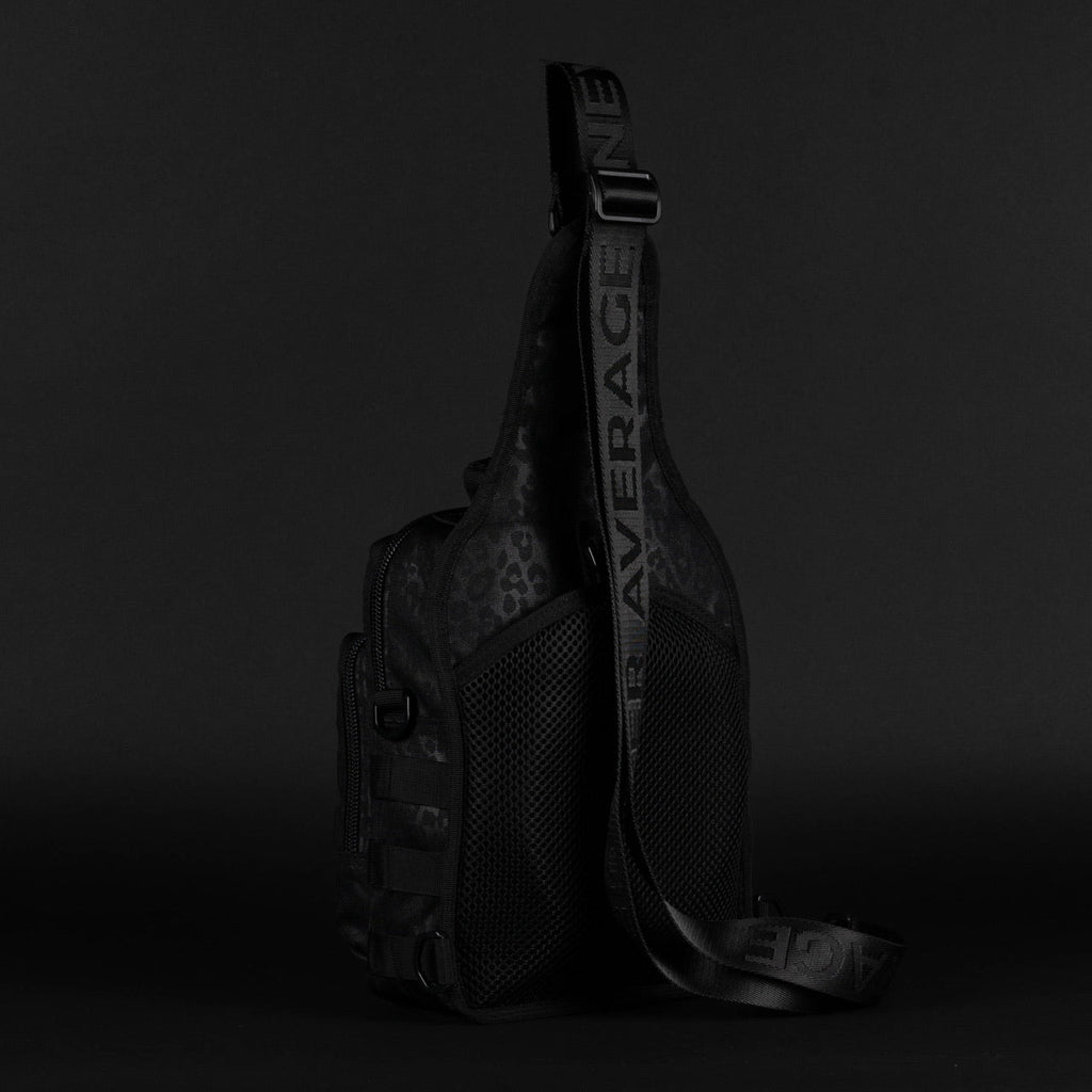 9L Tactical Sling Bag Black Leopard