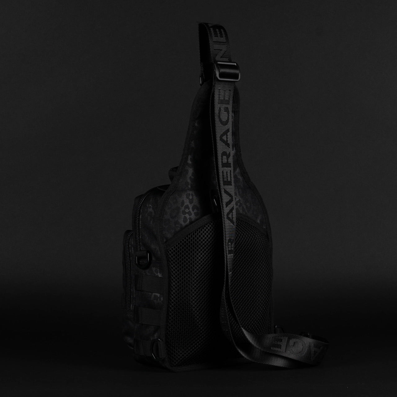 9L Tactical Sling Bag Black Leopard