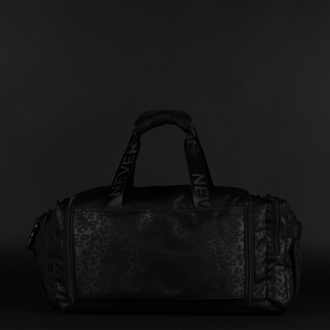 30L Perfect Duffle Bag Black Leopard