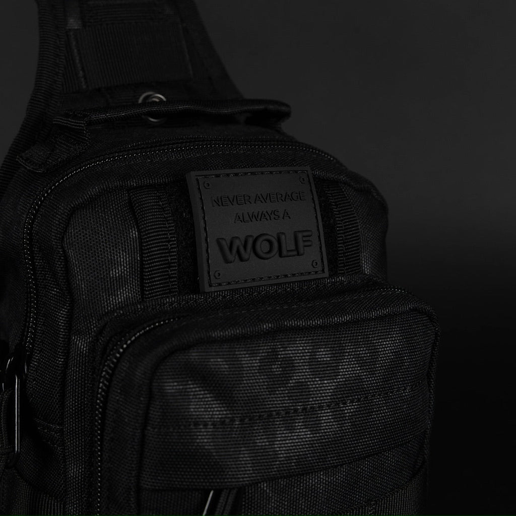 4L Mini Tactical Sling Bag Black Leopard