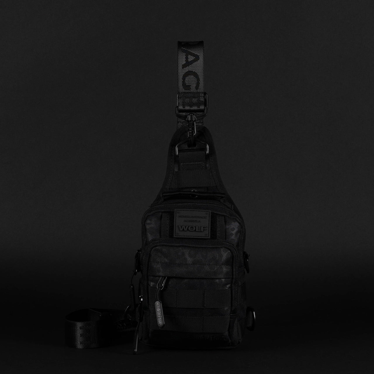 4L Mini Tactical Sling Bag Black Leopard