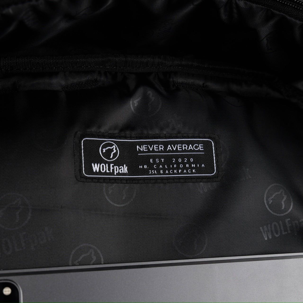 35L Backpack Black Leopard