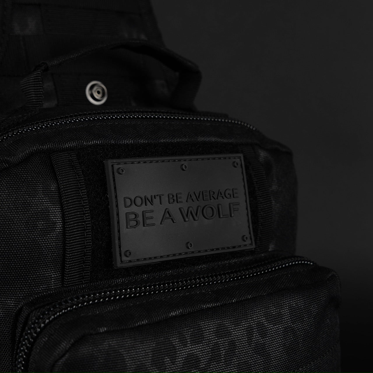 9L Tactical Sling Bag Black Leopard