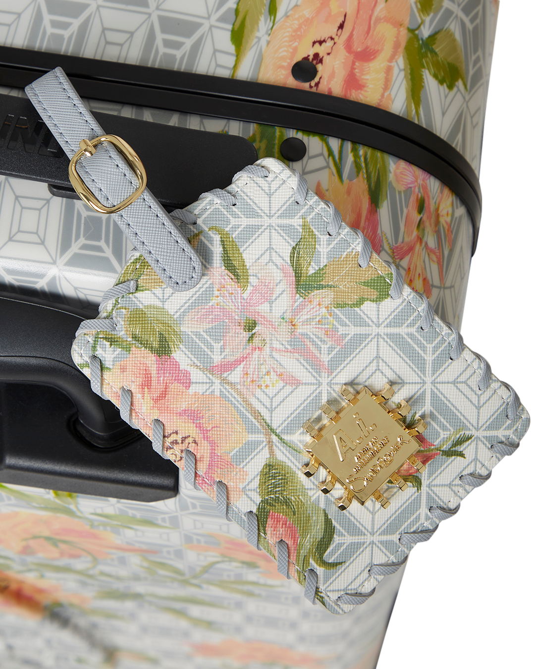 A.I. AFRICAN INTELLIGENCE ELEGANT ENERGY SHARKITECTURE CARRY-ON LUGGAGE - SANDFLOWER COLLAB