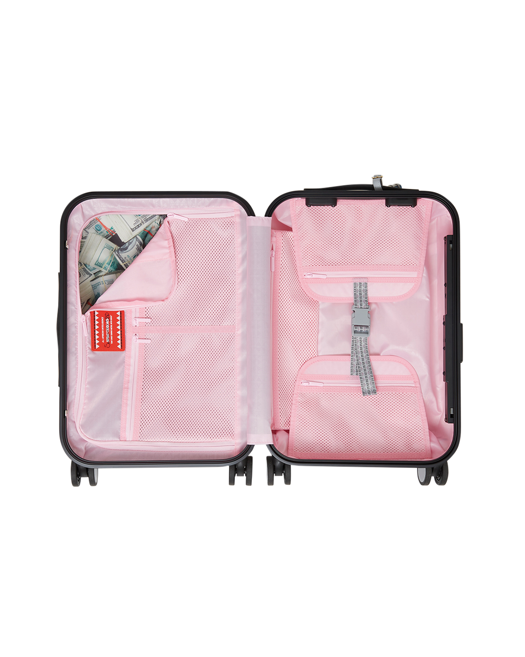 A.I. AFRICAN INTELLIGENCE ELEGANT ENERGY SHARKITECTURE CARRY-ON LUGGAGE - SANDFLOWER COLLAB