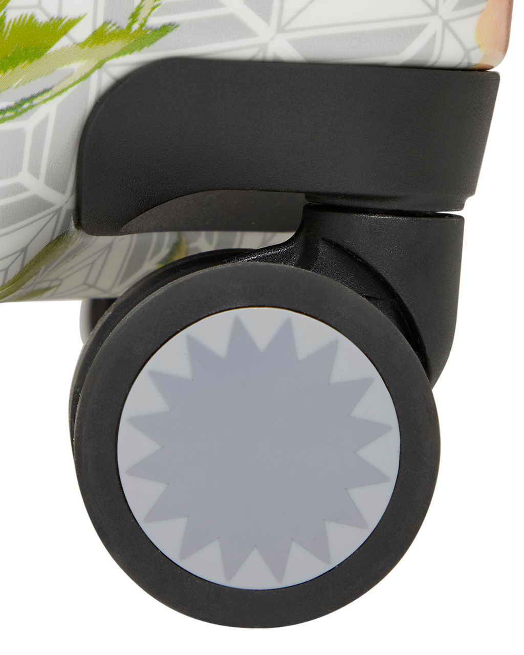 A.I. AFRICAN INTELLIGENCE ELEGANT ENERGY SHARKITECTURE FULL SIZE LUGGAGE - SANDFLOWER COLLAB