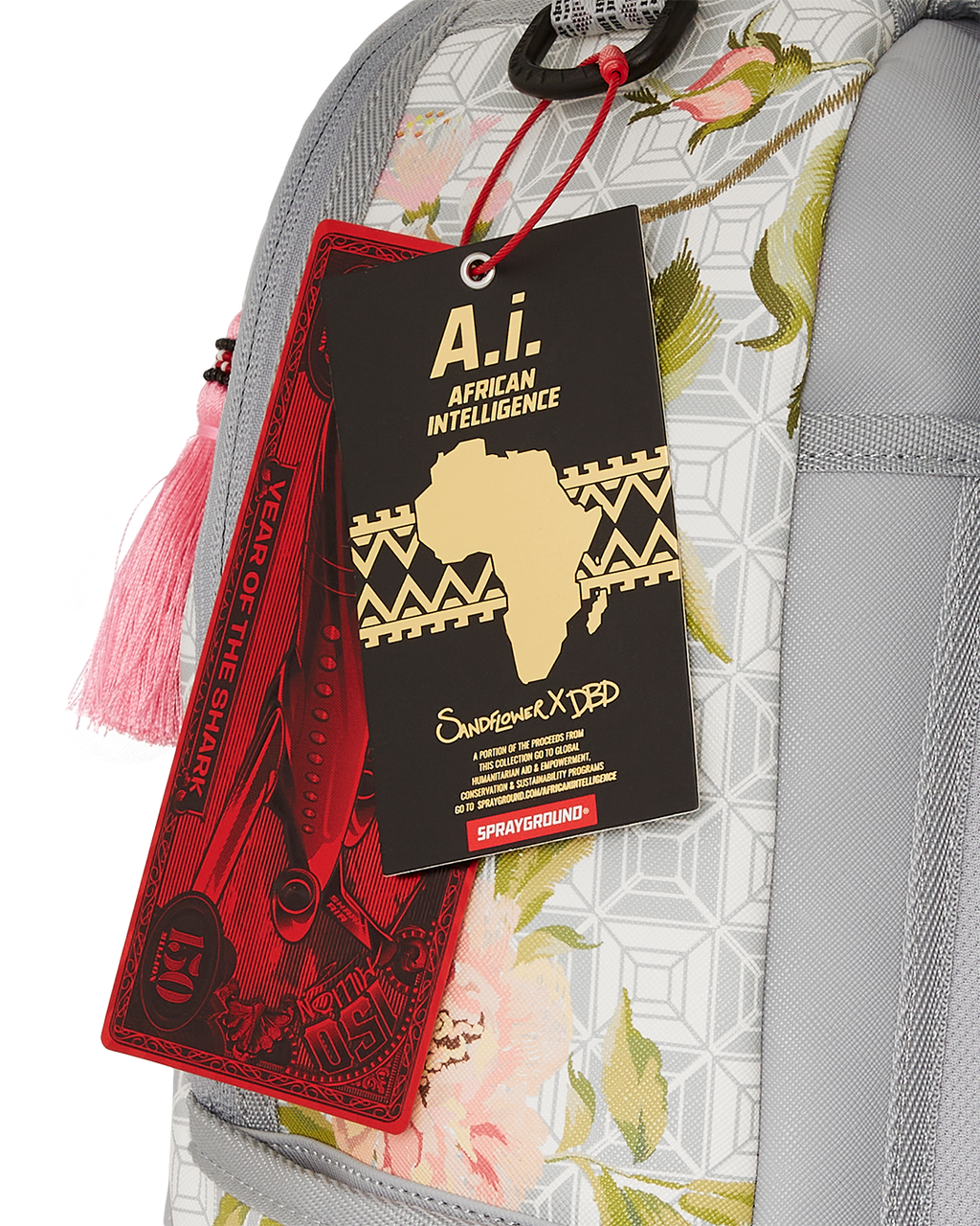A.I. AFRICAN INTELLIGENCE ELEGANT ENERGY BACKPACK - SANDFLOWER COLLAB