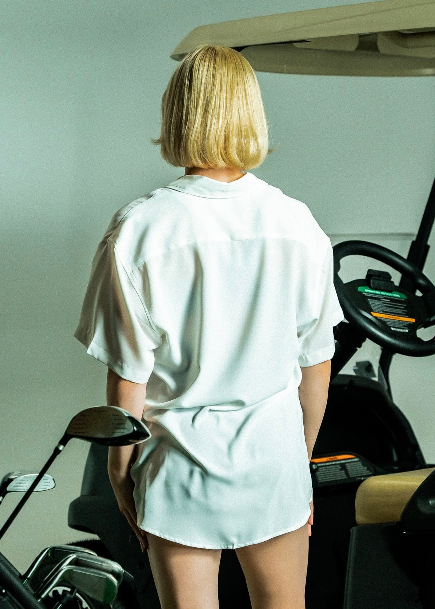 Arctic White Country Club Button Up (SALE)